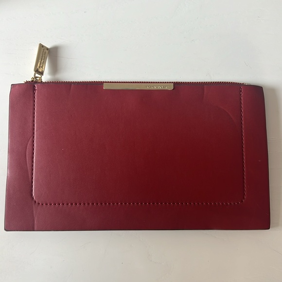 BCBG MAXAZRIA Clutch, Pastel Pink and Red - Picture 3 of 3